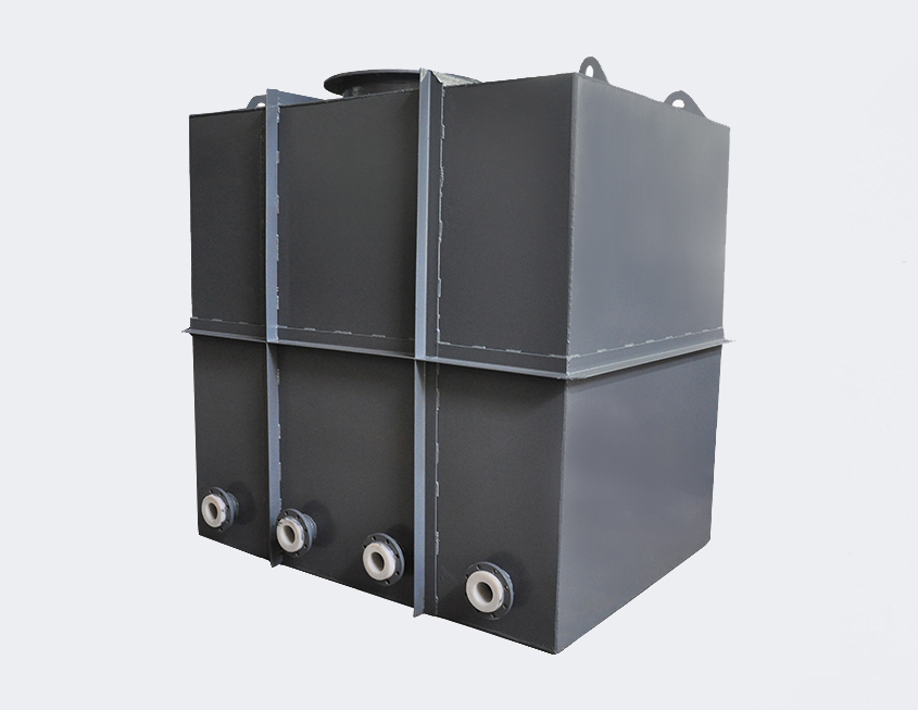 钢衬塑方槽 钢衬塑方槽